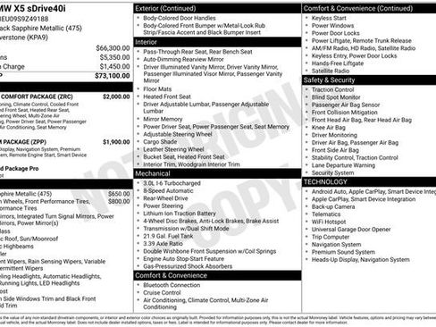 Certified 2025 BMW X5 sDrive40i w/ Climate Comfort Package RWD image 11
