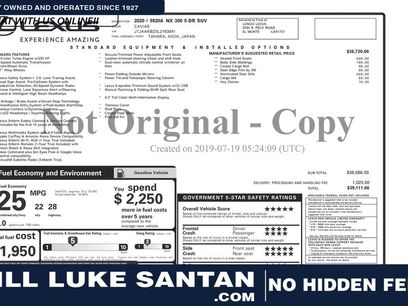 Used 2020 Lexus NX 300 FWD