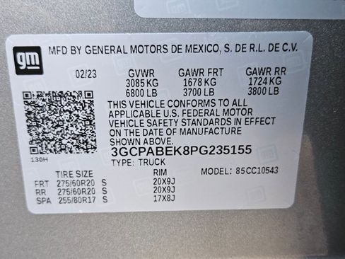 Certified 2023 Chevrolet Silverado 1500 Custom image 20