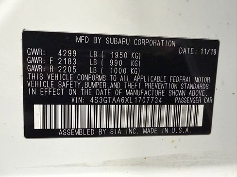 Used 2020 Subaru Impreza 2.0i image 26