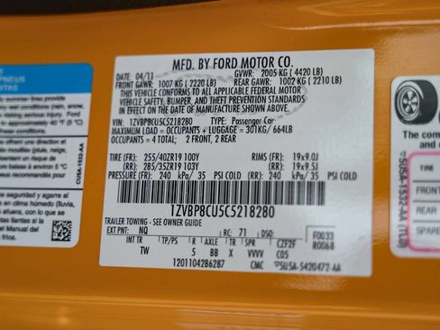 Used 2012 Ford Mustang Boss 302 image 69