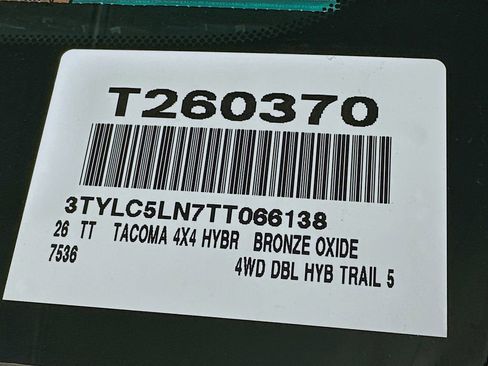 New 2026 Toyota Tacoma 4x4 Double Cab Hybrid image 17