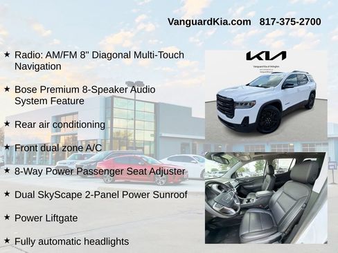 Used 2023 GMC Acadia SLT w/ Elevation Edition FWD image 12