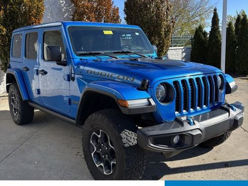 Used 2023 Jeep Wrangler Unlimited Rubicon 4xe w/ Cold Weather Group image 1