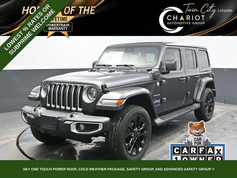 Used 2021 Jeep Wrangler Unlimited Sahara w/ Cold Weather Group image 1