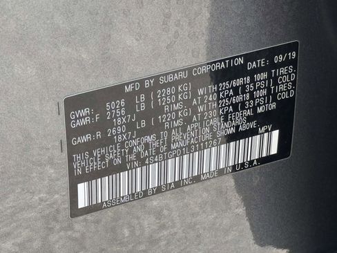 Used 2020 Subaru Outback Touring XT image 26