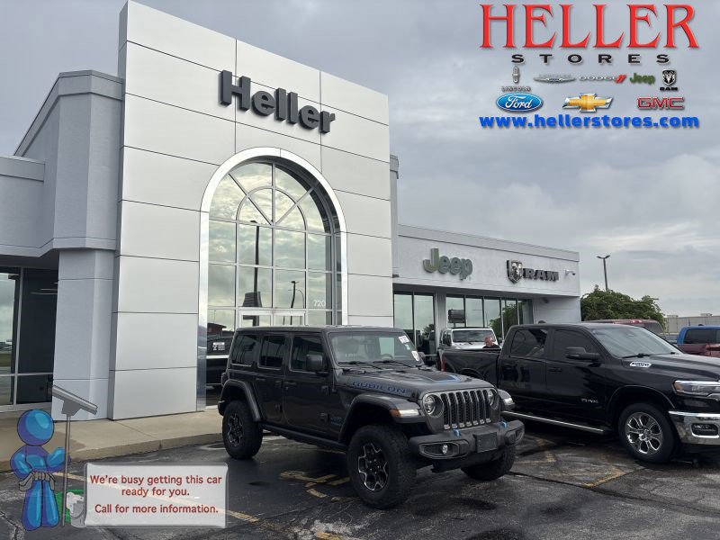 Used 2021 Jeep Wrangler Unlimited Rubicon 4xe w/ Cold Weather Group AWD/4WD image 1