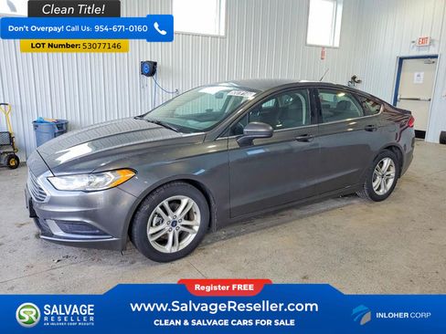 Used 2018 Ford Fusion SE w/ Fusion SE Technology Package FWD image 1