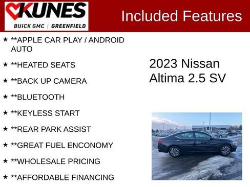 Used 2023 Nissan Altima 2.5 SV image 2