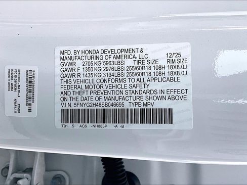 New 2025 Honda Pilot EX-L image 8