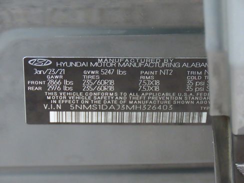 Used 2021 Hyundai Santa Fe SE image 30