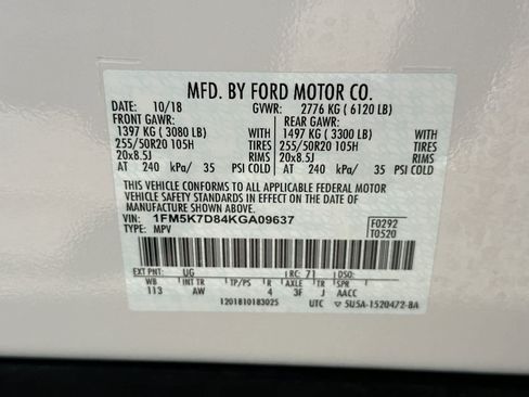 Used 2019 Ford Explorer XLT w/ Equipment Group 202A FWD image 31