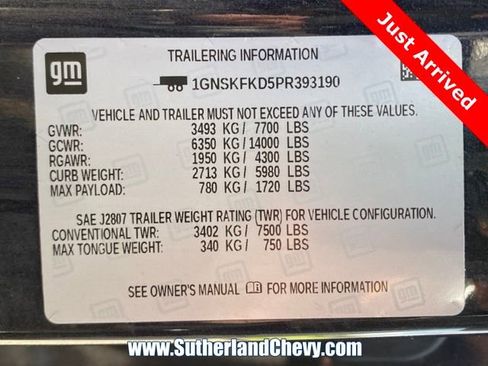 Used 2023 Chevrolet Suburban Premier AWD/4WD image 55
