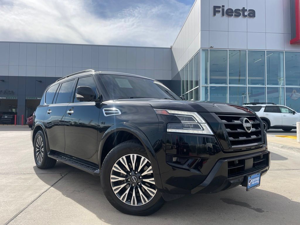 Certified 2022 Nissan Armada SL w/ Midnight Edition Package RWD image 1