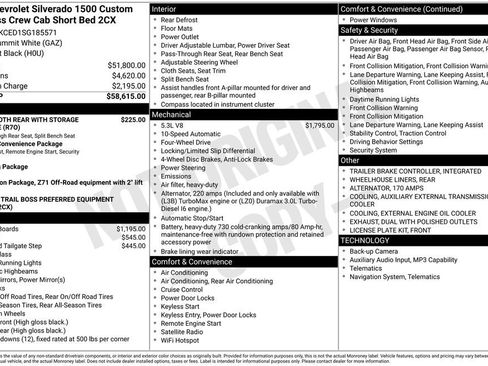 Certified 2025 Chevrolet Silverado 1500 Custom Trail Boss image 34