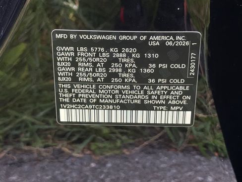 New 2026 Volkswagen Atlas Cross Sport SE AWD/4WD image 31