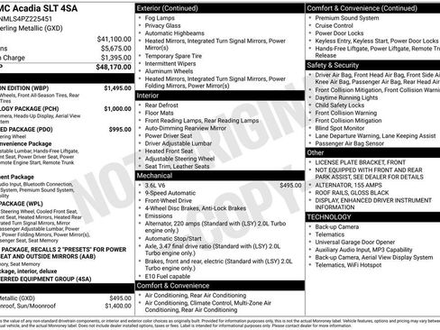 Used 2023 GMC Acadia SLT w/ Elevation Edition FWD image 46