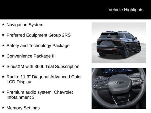 New 2026 Chevrolet Equinox RS w/ Convenience Package III AWD/4WD image 3