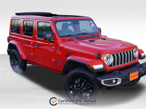 Certified 2025 Jeep Wrangler Unlimited Sahara w/ Safety Group image 1