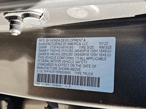 Used 2023 Honda Ridgeline RTL-E image 28