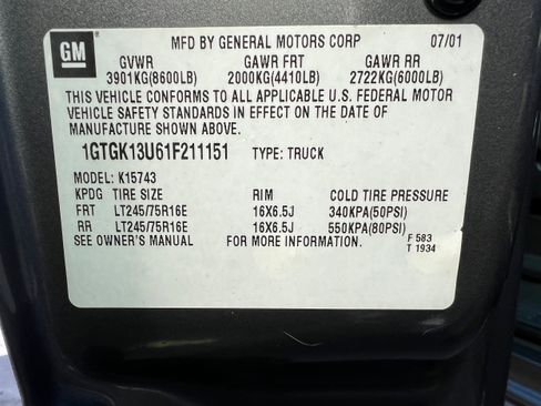 Used 2001 GMC Sierra 1500 SLE w/ Convenience Plus Group image 21