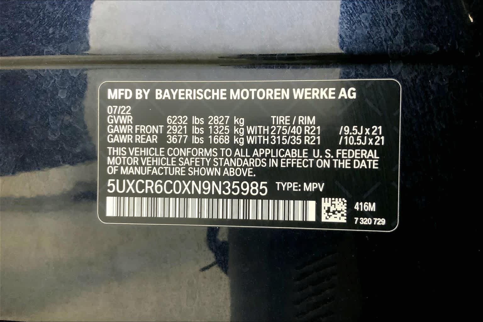 Used 2022 BMW X5 xDrive40i w/ M Sport Package AWD/4WD image 36