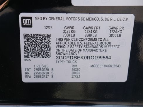 Certified 2024 Chevrolet Silverado 1500 Custom AWD/4WD image 30