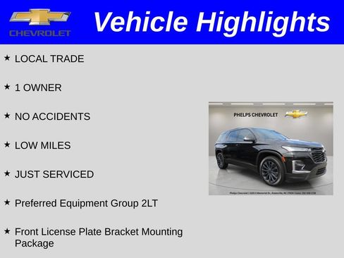 Certified 2023 Chevrolet Traverse RS FWD image 2