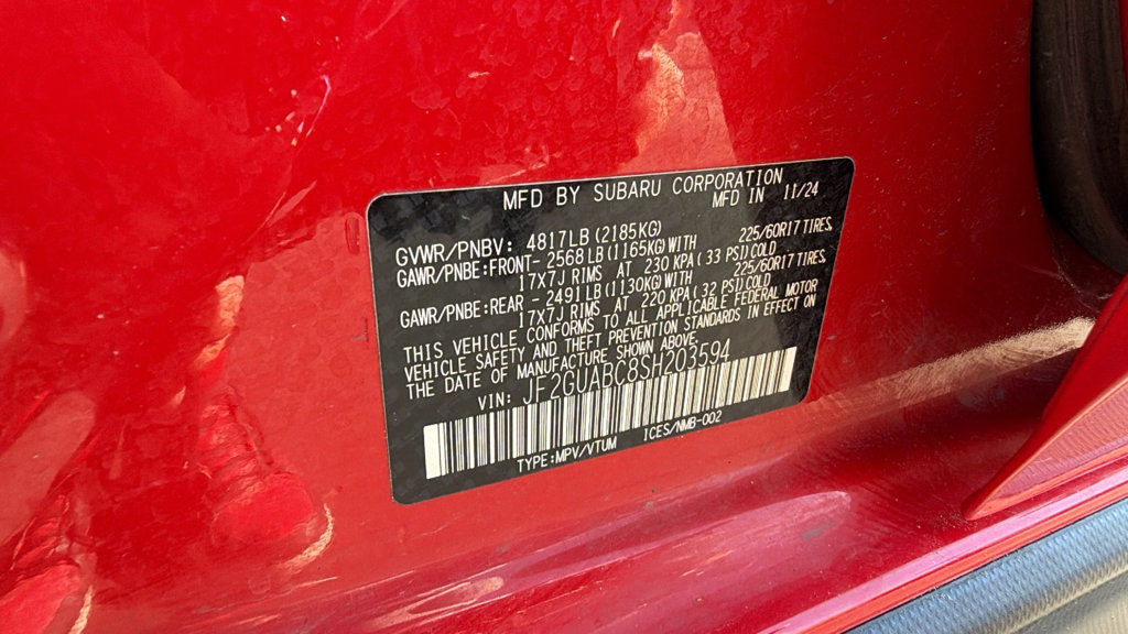 Used 2025 Subaru Crosstrek 2.0i AWD/4WD image 30