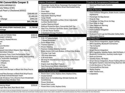 Certified 2024 MINI Cooper S w/ Signature Upholstery Package FWD image 9