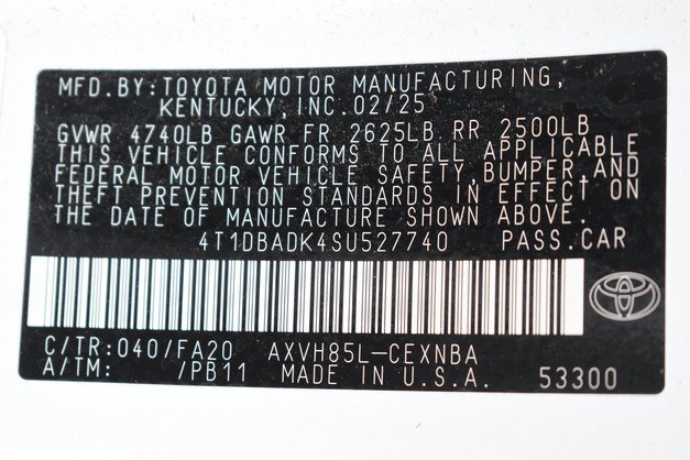 Certified 2025 Toyota Camry LE AWD/4WD image 33
