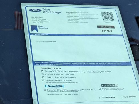 Used 2024 Chevrolet Malibu LT FWD image 13