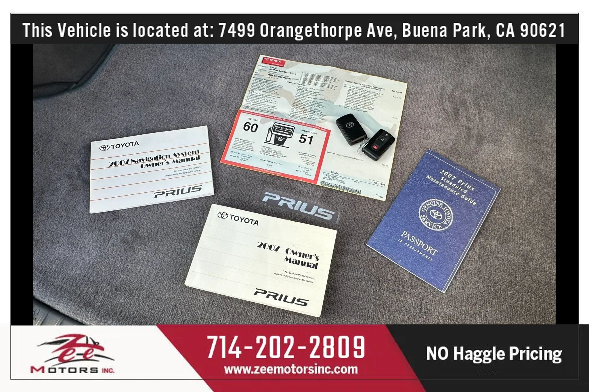 Used 2007 Toyota Prius w/ Pkg 6 FWD image 56