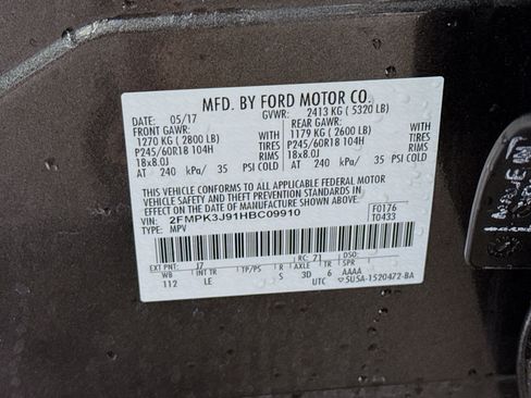 Used 2017 Ford Edge SEL w/ Equipment Group 201A FWD image 40