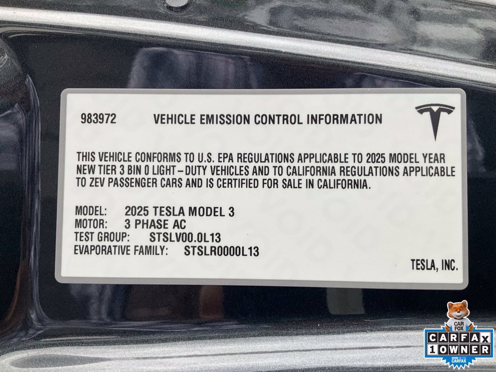 Used 2025 Tesla Model 3 RWD image 13