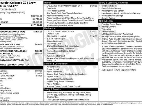 Used 2023 Chevrolet Colorado Z71 w/ Z71 Convenience Package 2 AWD/4WD image 5