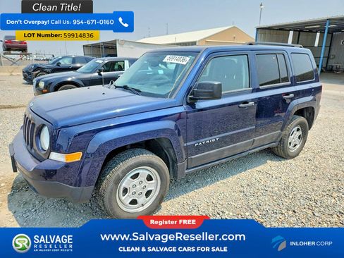 Used 2016 Jeep Patriot Sport AWD/4WD image 1