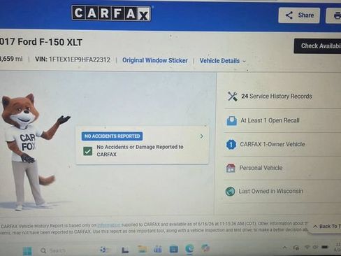Used 2017 Ford F150 XLT w/ Equipment Group 301A Mid AWD/4WD image 2