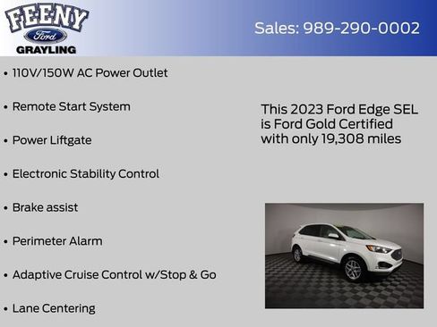 Certified 2023 Ford Edge SEL w/ Convenience Package AWD/4WD image 20