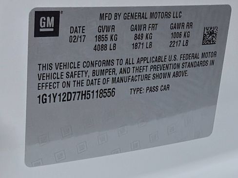 Used 2017 Chevrolet Corvette Grand Sport RWD image 35