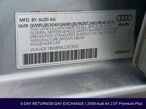 Used 2009 Audi A4 2.0T Premium Plus image 36