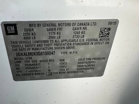Used 2016 GMC Terrain SLE FWD image 11