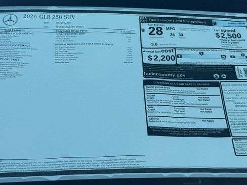 New 2026 Mercedes-Benz GLB 250 image 31