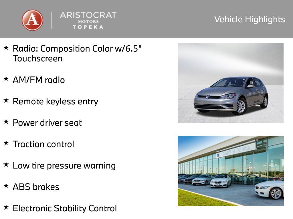 Used 2018 Volkswagen Golf S FWD image 2
