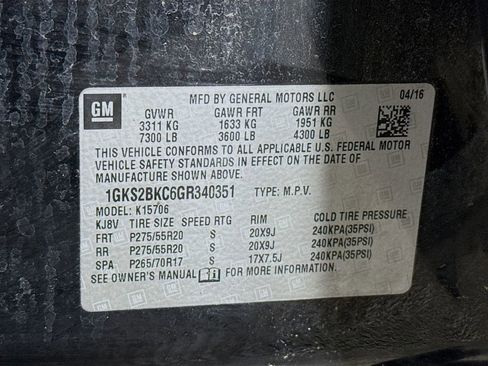 Used 2016 GMC Yukon SLT w/ Open Road Package image 35