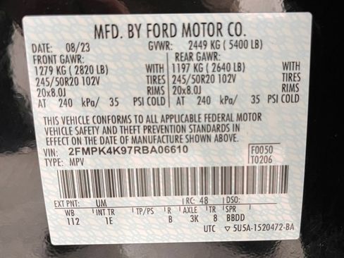 Used 2024 Ford Edge Titanium w/ Equipment Group 301A AWD/4WD image 36