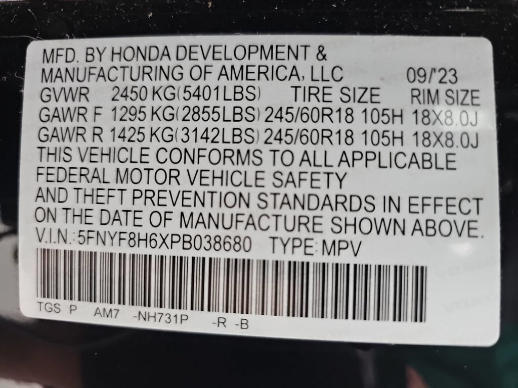 Certified 2023 Honda Passport TrailSport image 57