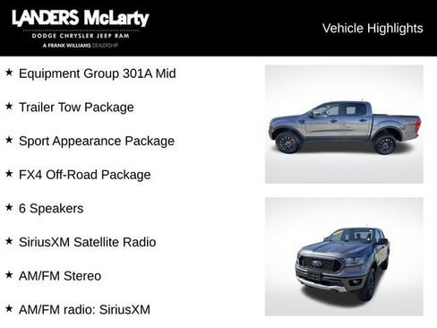 Used 2023 Ford Ranger XLT w/ Equipment Group 301A Mid image 5