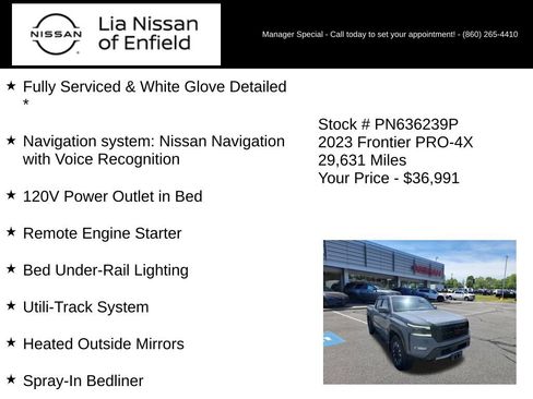 Used 2023 Nissan Frontier PRO-4X w/ Pro Convenience Package AWD/4WD image 15