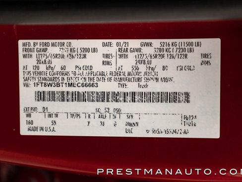 Used 2021 Ford F350 Lariat w/ Lariat Ultimate Package image 55